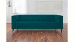 Alte Gerberei 3-Sitzer Sofa »Evelin« mit Knopfheftung