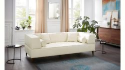 Alte Gerberei 3-Sitzer Sofa »Marten« mit breiten Lehnen, inklusive Zierkissen & Kissenrollen
