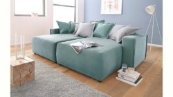 INOSIGN Chill-Sofa »Gina« im XXL-Format mit farbigen Wendekissen