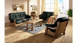 Max Winzer® 2-Sitzer Sofa »Texas«, mit dekorativem Holzgestell, Breite 147 cm