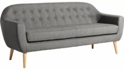 Max Winzer® 3-Sitzer Sofa »Kunni« mit dekorativen Knöpfen, im Scandic-Look