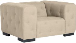 Max Winzer® Sessel »York« mit Knopfheftung, Breite 130 cm