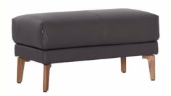 hülsta sofa Hockerbank »hs.450« wahlweise in Stoff oder Leder, mit Holzfüßen