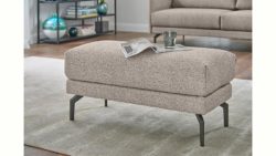 hülsta sofa Hockerbank »hs.450« wahlweise in Stoff oder Leder, mit Metallfüßen