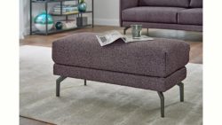 hülsta sofa Hockerbank »hs.450« wahlweise in Stoff oder Leder, mit Metallfüßen