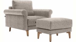 hülsta sofa Sessel »hs.450« wahlweise in Stoff oder Leder, im modernen Landhausstil