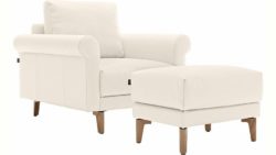hülsta sofa Sessel »hs.450« wahlweise in Stoff oder Leder, im modernen Landhausstil