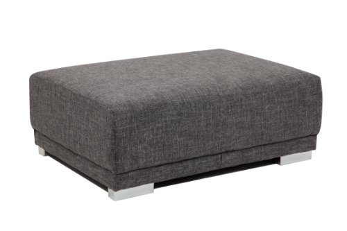 Big Sofa London-L Struktur grau, 217x103 cm,