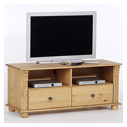 IDIMEX TV Lowboard Bologna Fernschtisch Phonoschrank TV Rack, Kiefer gebeizt