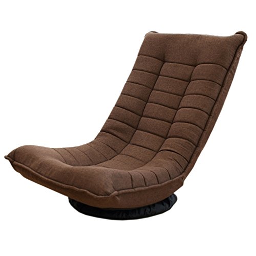 JH Tatami Moon Chair Drehsessel Klappliege Lounger Lässiger Easy Lunch Chair Drehstuhl, 360 Grad, 120 Grad Hoher Winkel