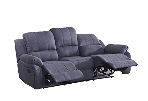 Mikrofaser Relaxsofa Schla-Couch Relaxsessel Fernsehsofa 5129-3-GM