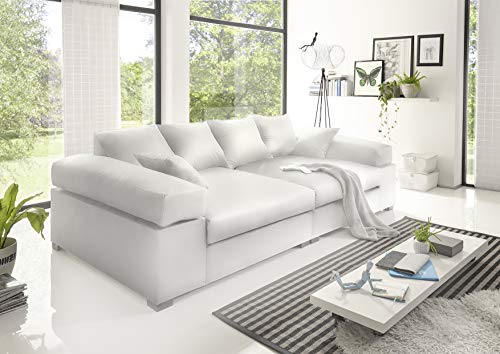 Reboz Big Sofa weiß grau beige braun schwarz Megasofa Kunstleder