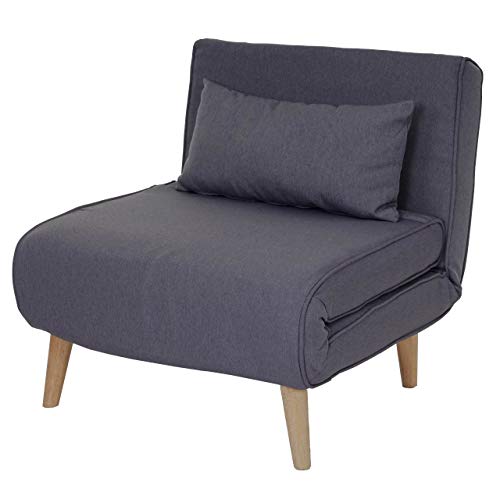 Schlafsessel HWC-D35, Schlafsofa Funktionssessel Klappsessel Relaxsessel Jugendsessel Sessel, Stoff/Textil