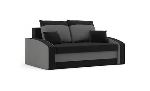 Sofini Sofa Hewlet mit Schlaffunktion! Best Schlafsofa! 2- Sitzer Sofa! Best! (Haiti 17+ Haiti 14), Breite: 152cm, Tiefe: 90 cm, Höhe: 72 cm